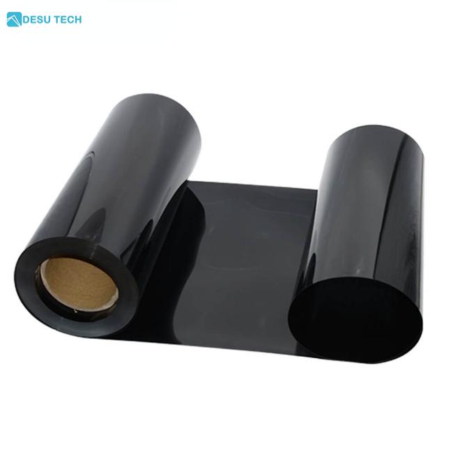 Rouleau de feuilles de plastique PS noir pour l'impression tactile