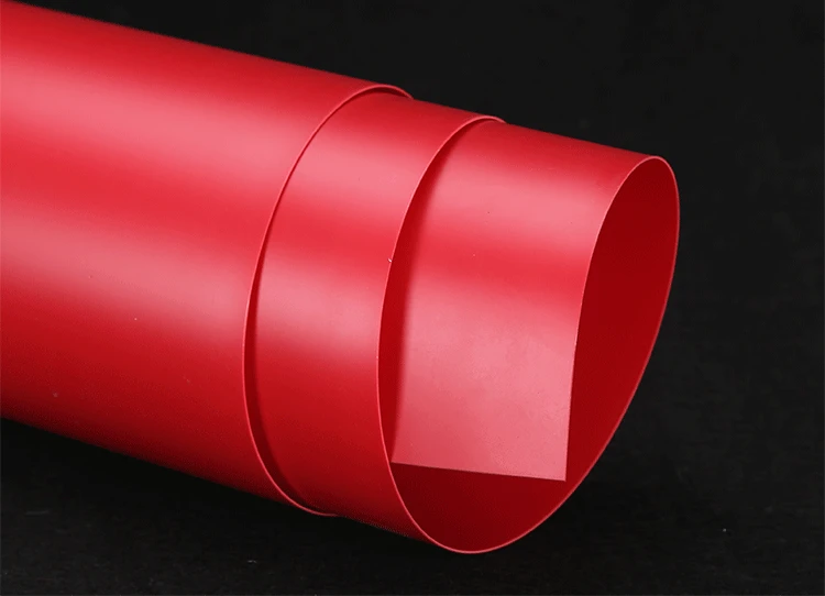 0.9 mm red PP plastic sheet